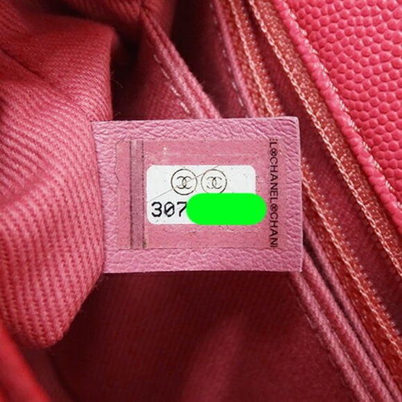 Chanel CHANEL Bag Matelasse Women's Handbag Shoulder 2way Caviar Skin Pink Cr... - Picture 7 of 14